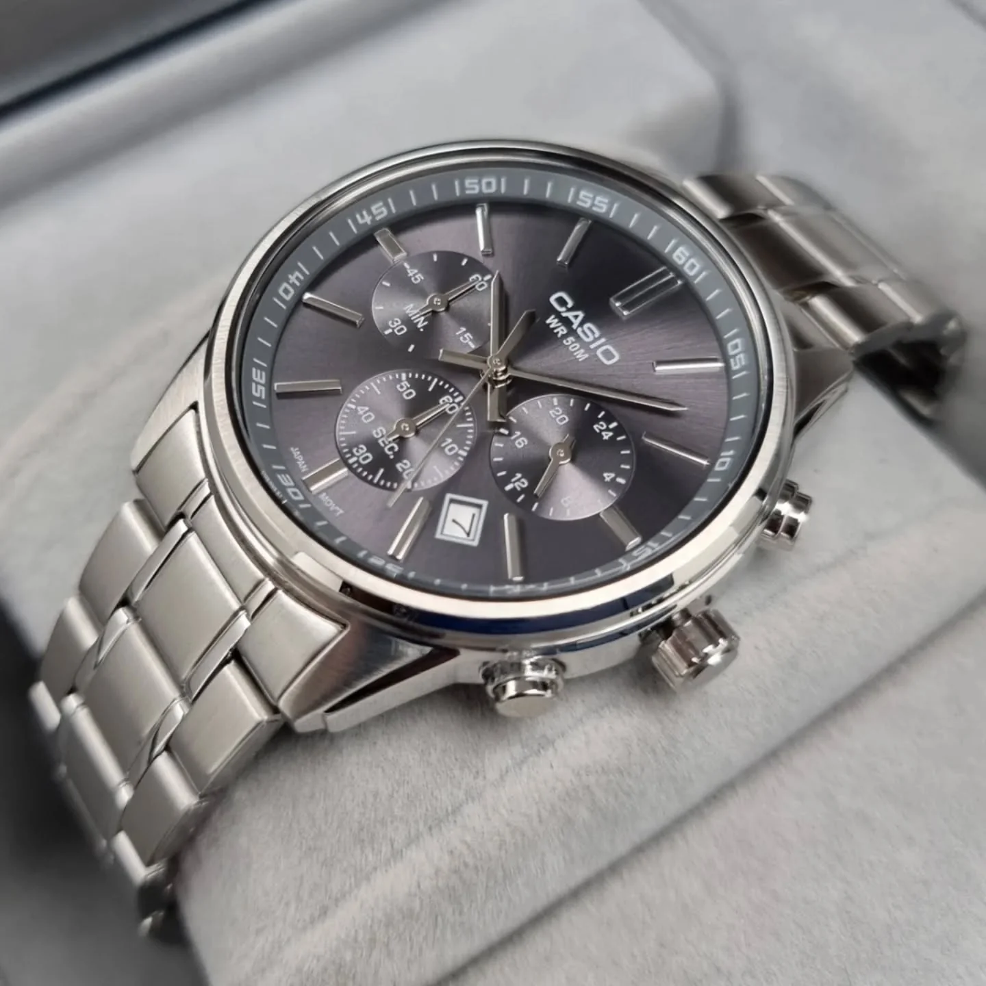 RELOJ PARA HOMBRE CASIO MTP-E515D-8AVDF - GRIS - Image 3