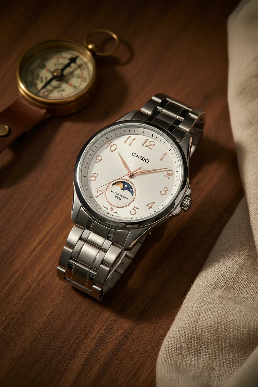 RELOJ PARA HOMBRE CASIO MTP-M110D-7AVDF - BLANCO - Image 3