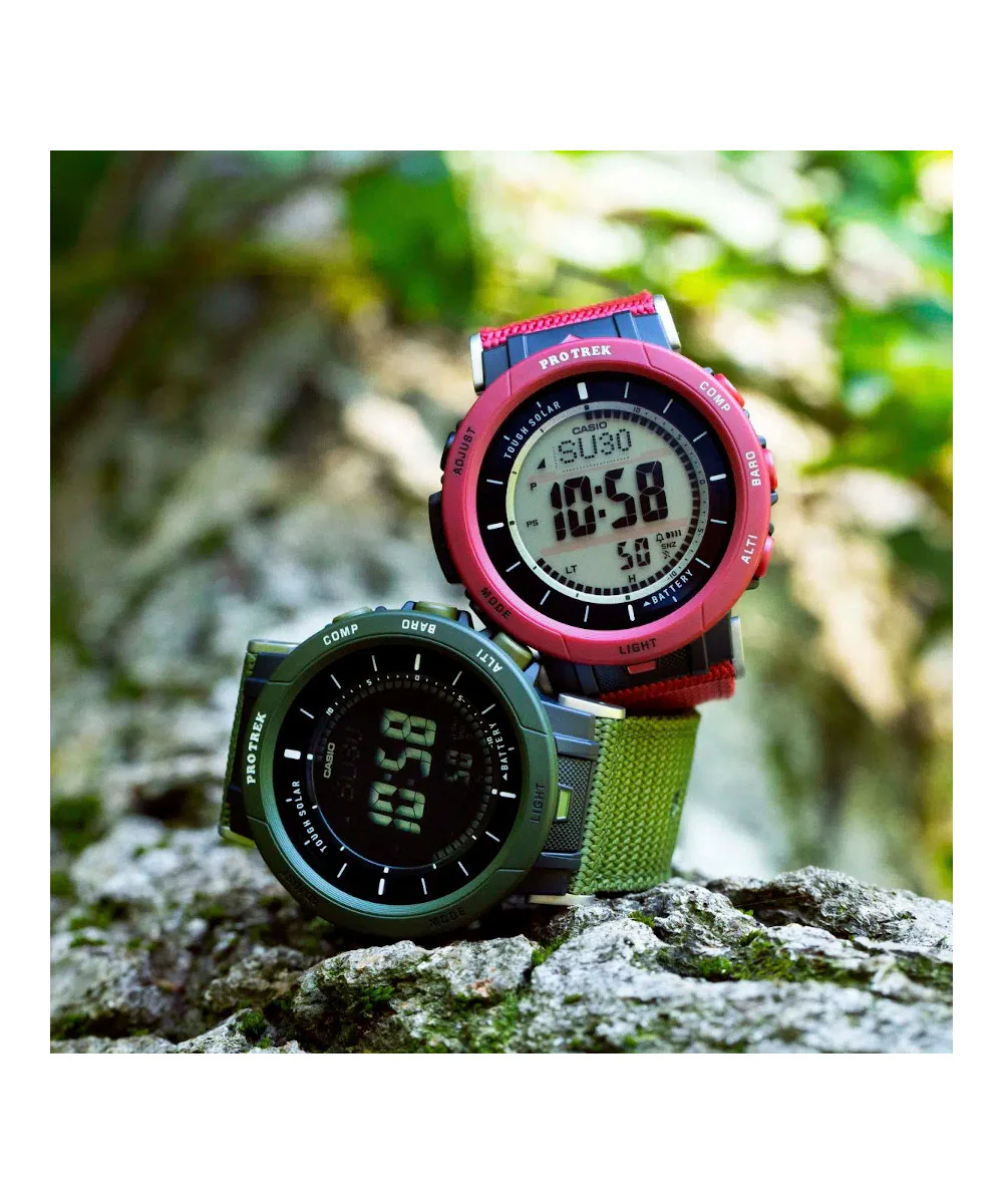 RELOJ PARA HOMBRE CASIO PROTREK PRG-30B-3DR -VERDE - Image 5
