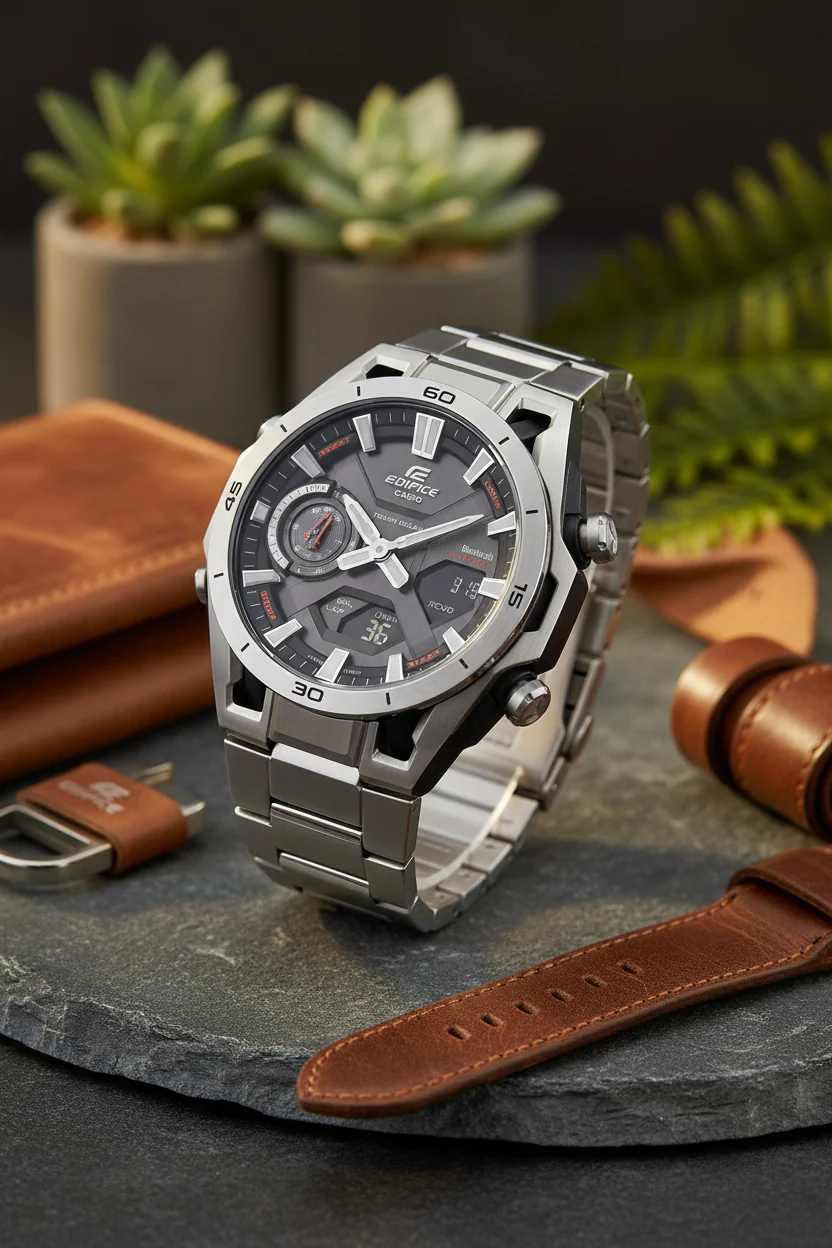 RELOJ PARA HOMBRE CASIO EDIFICE ECB-2300D-1ADF - NEGRO - Image 2
