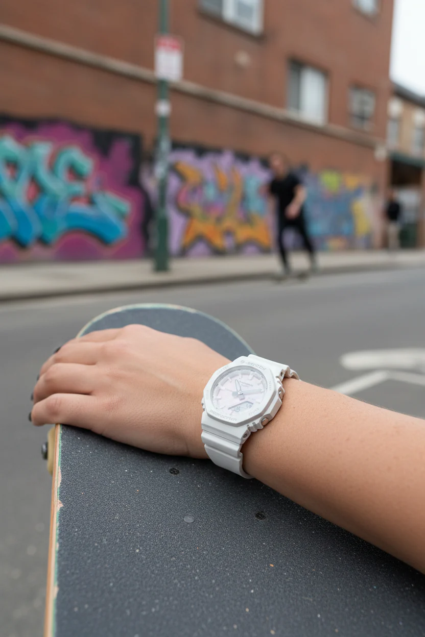 RELOJ PARA MUJER CASIO G-SHOCK GMA-P2100PC-7ADR - BLANCO - Image 3