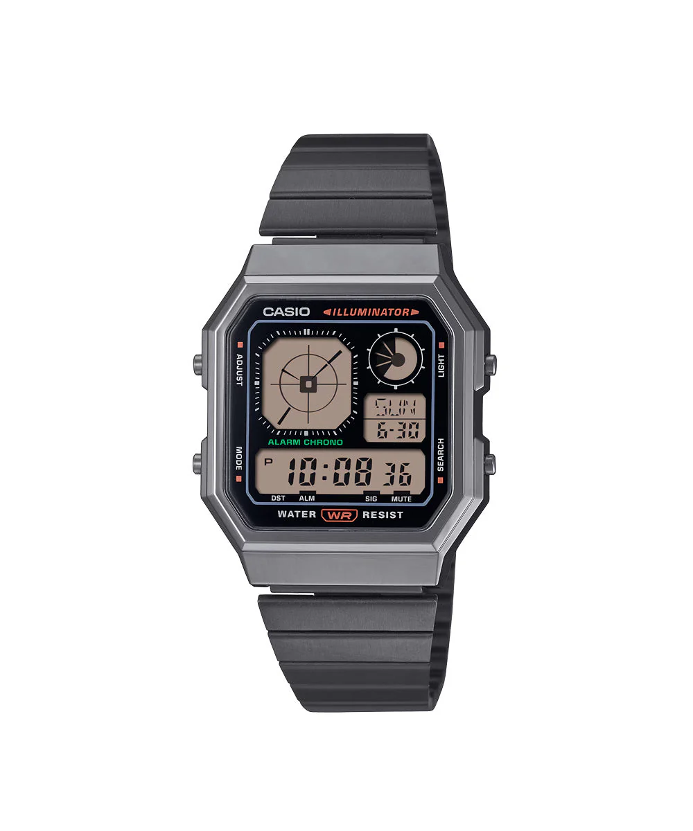 RELOJ CASIO VINTAGE A130WEGG-1ADF - NEGRO