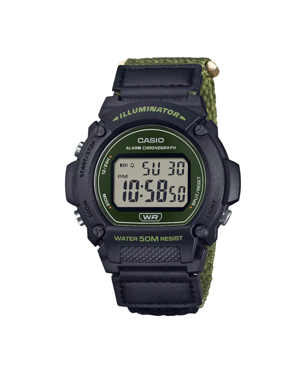 RELOJ CASIO W-219HB-3AVDF -VERDE