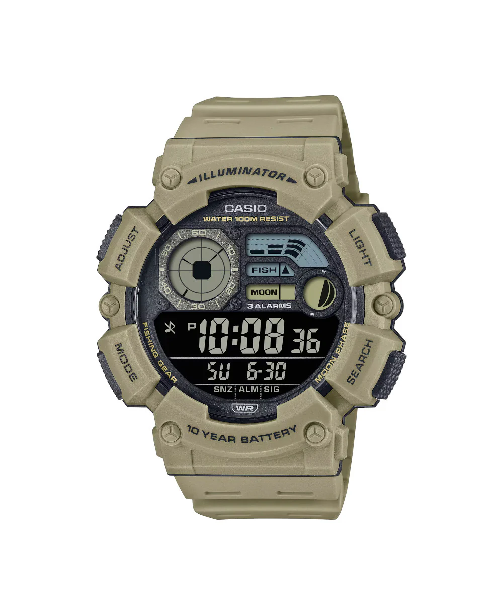 RELOJ PARA HOMBRE CASIO WS-1500H-5BVDF -CAFÉ